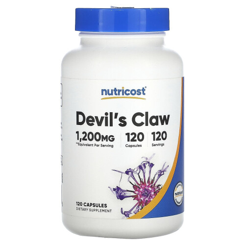Nutricost, Griffe du Diable, 1 200 mg, 120 Gélules