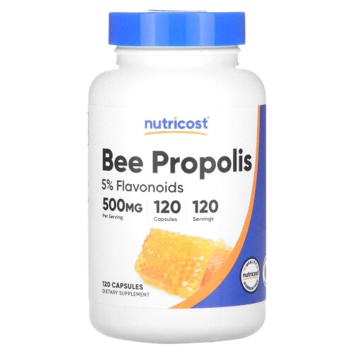 Nutricost, Propolis d'Abeille, 500 mg, 120 gélules