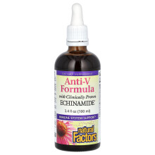 Natural Factors, Anti-V Formel, mit klinisch erwiesenem Echinamide, 3,4 fl oz (100 ml)