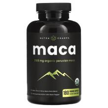 NutraChamps, Maca, 2 100 mg, 180 Capsules Biologiques (700 mg par Capsule)