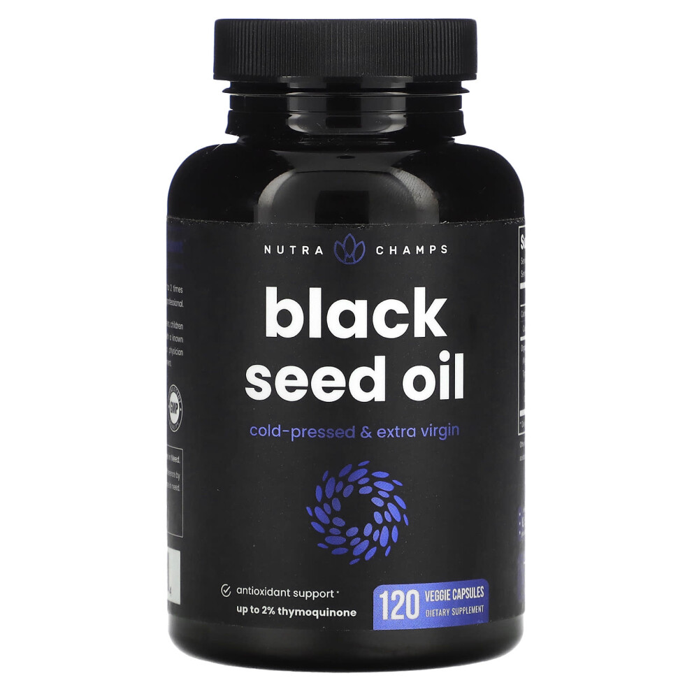 Nutrachamps , Black Seed Oil, 120 Veggie Capsules