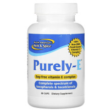 North American Herb & Spice, Purely-E, 60 Capsules