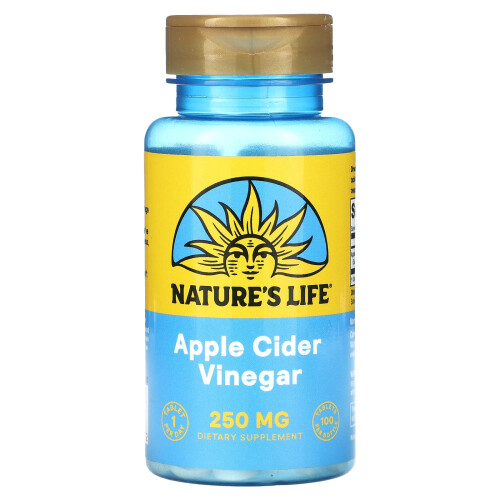 Nature's Life, Apfelessig, 250 mg, 100 Tabletten