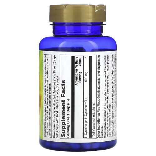 Nature's Life, L-Cystein, 500 mg, 100 Kapseln 1