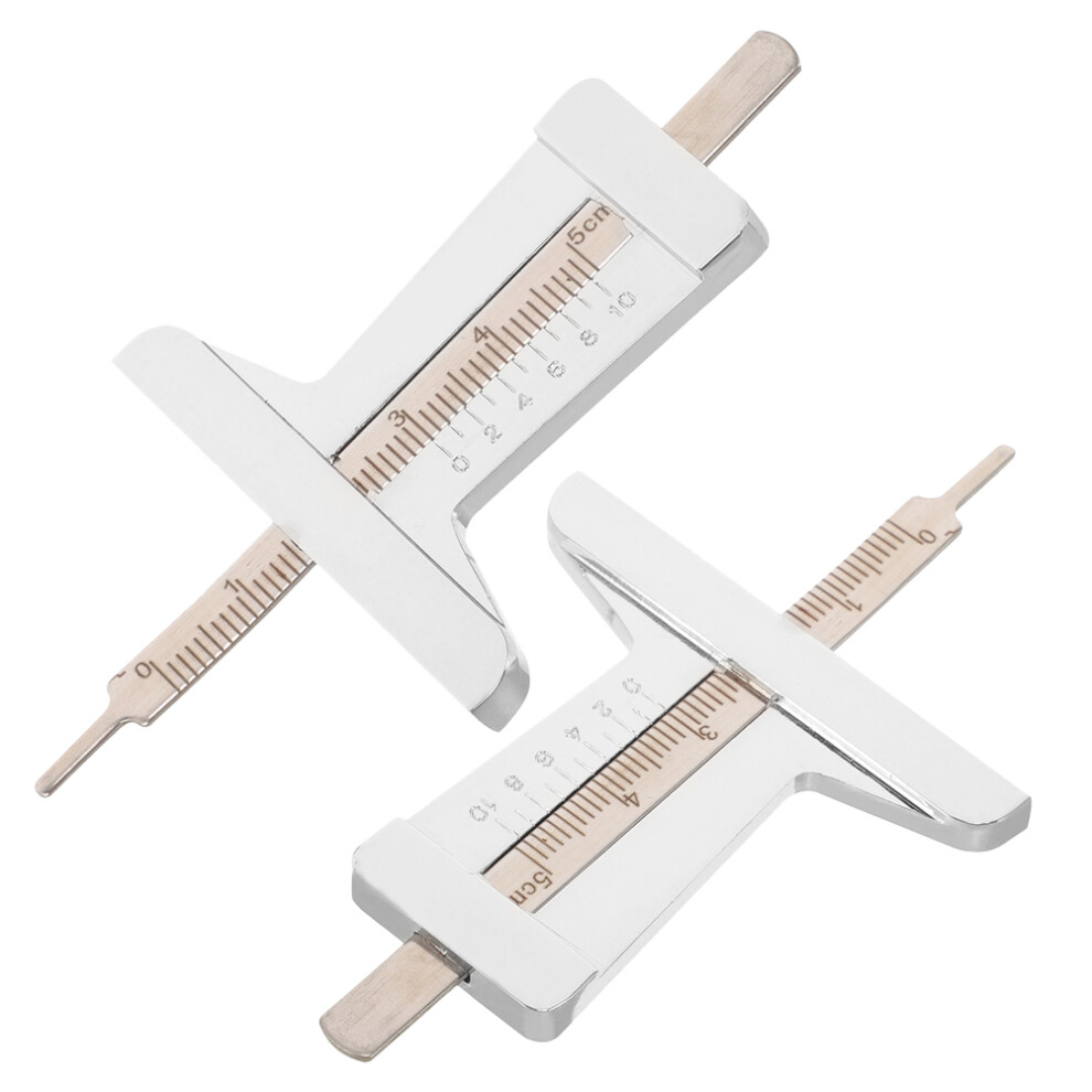 Accurate Measurement Metal Tread Depth Gauge Silver 2set-image-OPC-PJTYZD8-NEW