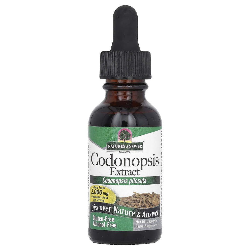 Nature's Answer , Codonopsis Extract, Alcohol-Free, 2,000 Mg 1 Fl Oz (30 Ml)