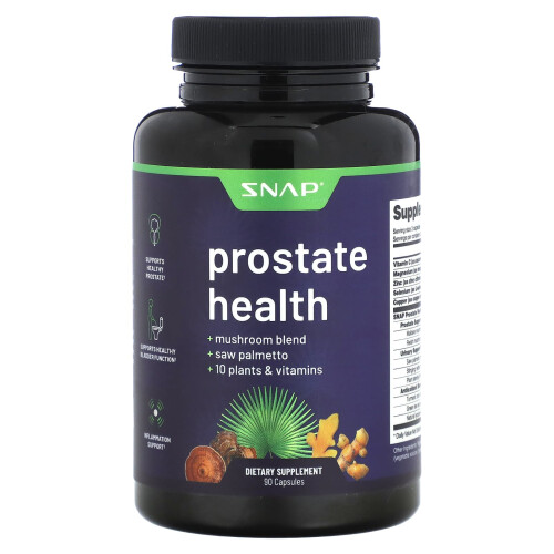 Snap Supplements, Santé de la Prostate, 90 Gélules