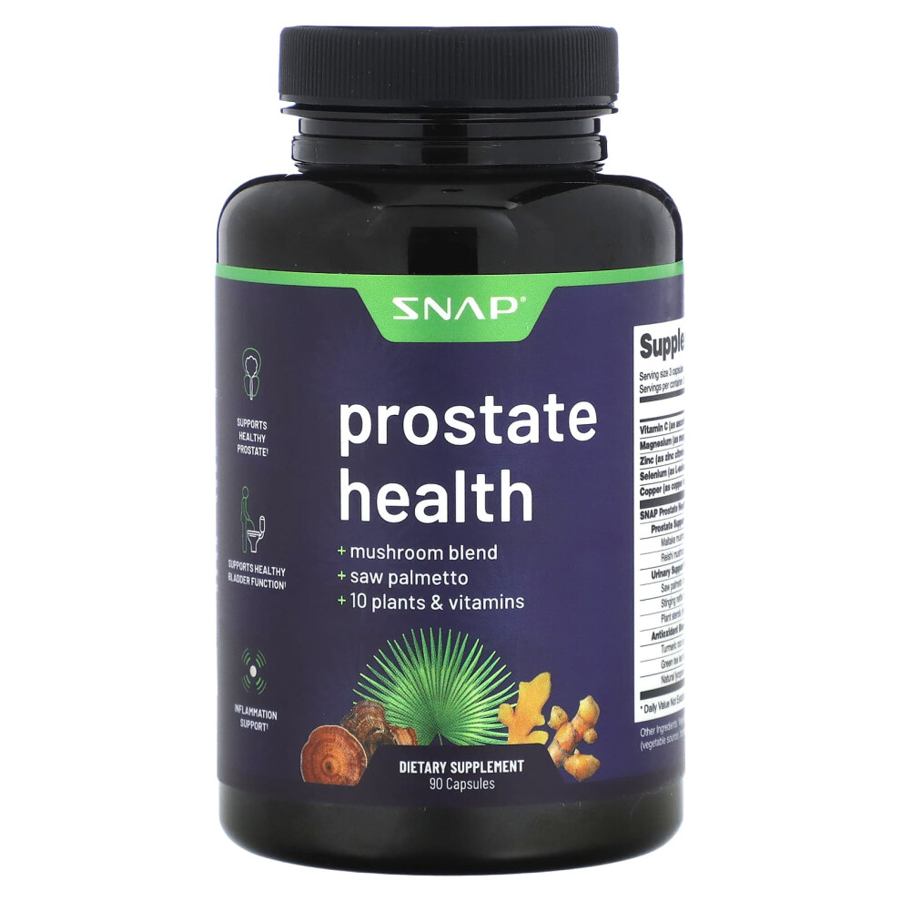 Snap Supplements , Prostate Health, 90 Capsules