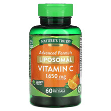 Nature's Truth, Liposomales Vitamin C, Fortgeschrittene Formel, 1.650 mg, 60 Schnellfreisetzungs-Softgels (550 mg pro Kapsel)