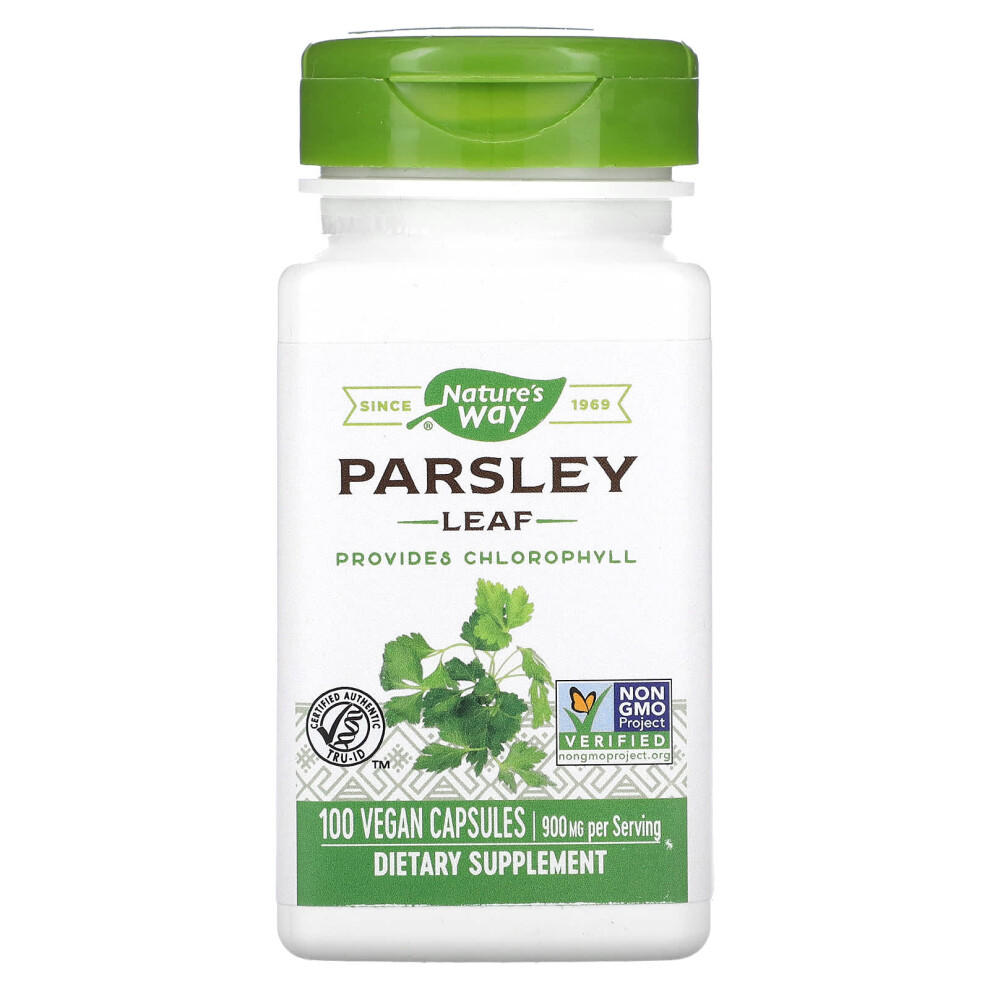 Nature's Way , Parsley Leaf, 900 Mg, 100 Vegan Capsules (450 Mg Per Capsule)