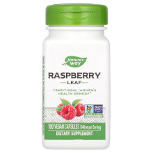 Nature's Way, Feuille de Framboisier, 640 mg, 100 Capsules Végétaliennes (320 mg par Capsule)