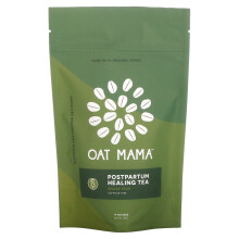 Oat Mama, Thé de Rétablissement Postpartum, Poire Épicée, Sans Caféine, 14 Sachets de Thé, 32 g