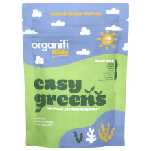 Organifi, Enfants, Légumes Verts Faciles, 4,23 oz (120 g)