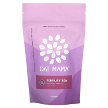 Oat Mama, Thé Fertilité, Framboise Vanille, Sans Caféine, 14 Sachets, 32 g