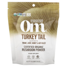 Om Mushrooms, Zertifiziertes Bio-Pilzpulver, Truthahnschwanz, 7,05 oz (200 g)