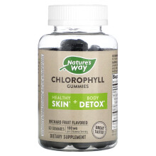 Nature's Way, Chlorophyll Gummis, Obstgartenfrucht, 100 mg, 60 Gummis (50 mg pro Gummibärchen)