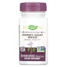 Nature's Way, Horny Goat Weed, 500 mg, 60 Vegane Kapseln