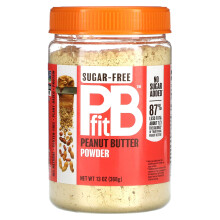 PBfit, Erdnussbutterpulver, Zuckerfrei, 13 oz (368 g)