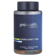 ProHealth Longevity, HydrocurcÆ 1000, 1.000 mg, 60 Kapseln (500 mg pro Kapsel)