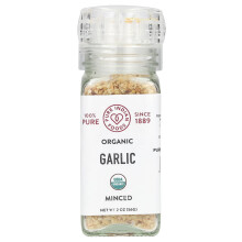 Pure Indian Foods, Bio-Knoblauch, Gehackt, 2 Unzen (56 g)