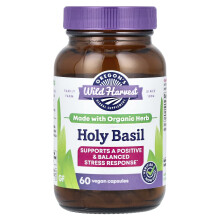 Oregon's Wild Harvest, Heiliges Basilikum, 60 Vegane Kapseln