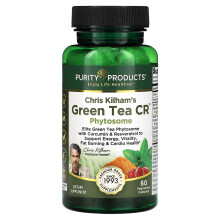 Purity Products, Chris Kilham's Grüntee CR, Phytosom, 60 vegetarische Kapseln
