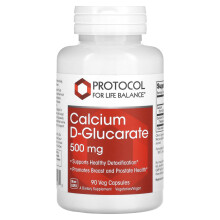 Protocol for Life Balance, Kalzium D-Glucarat, 500 mg, 90 Veg Kapseln