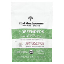Real Mushrooms, 5 Defenders, Bio-Pilzextraktpulver, 1,59 oz (45 g)