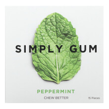 Simply Gum, Kaugummi, Pfefferminze, 15 Stück