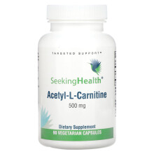 Seeking Health, Acetyl-L-Carnitin, 500 mg, 90 Vegetarische Kapseln