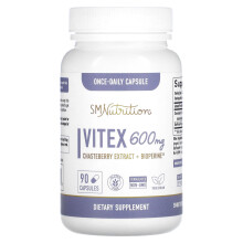 SMNutrition, Gattilier, 600 mg, 90 Gélules