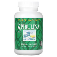 Source Naturals, Spirulina, 500 mg, 200 Tabletten