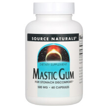 Source Naturals, Gomme de Mastic, 500 mg, 60 Gélules (250 mg par Gélule)