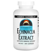 Source Naturals, Extrait d'Échinacée, 500 mg, 200 Gélules