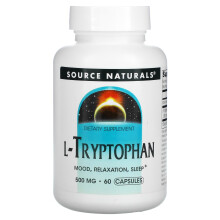 Source Naturals, L-Tryptophan, 500 mg, 60 Kapseln