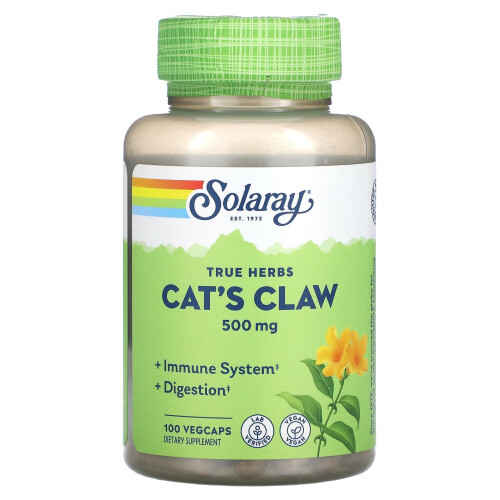 Solaray, Katzenkralle, 500 mg, 100 VegCaps