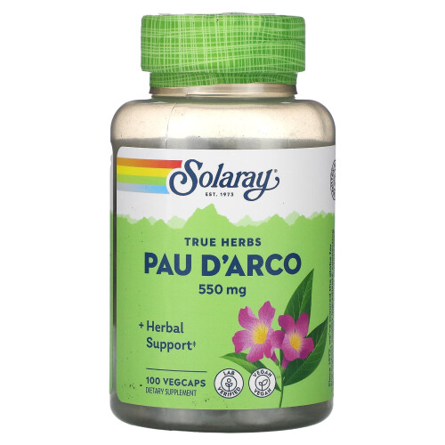 Solaray, Pau D'Arco, 550 mg, 100 VegCaps
