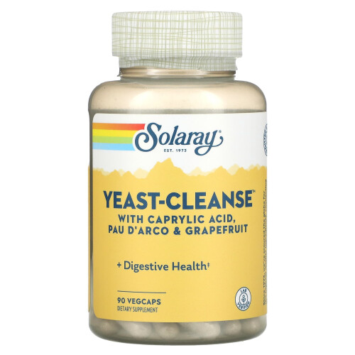Solaray, Hefereinigung, 90 VegCaps