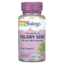Solaray, Selleriesamen, Vital Extracts, 100 mg, 30 VegCaps