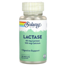 Solaray, Laktase, 100 VegCaps