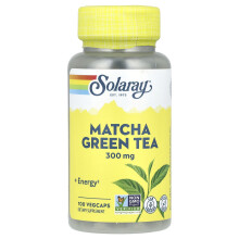 Solaray, Matcha Grüntee, 300 mg, 100 VegCaps
