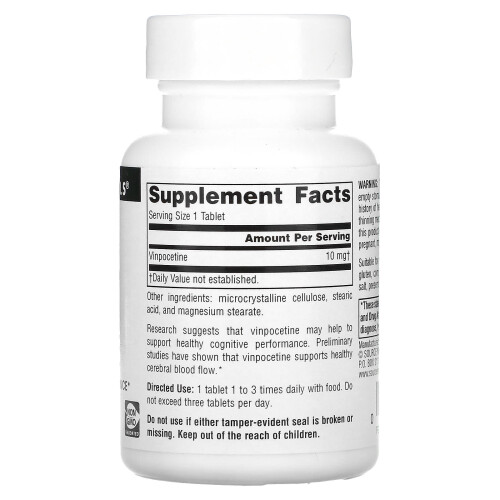 Source Naturals, Vinpocetin, 10 mg, 120 Tabletten 1