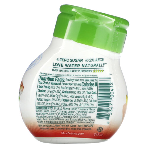 Stur, Antioxidans Wasser-Enhancer, Fruit Punch, 1,62 fl oz (48 ml) 1