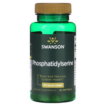 Swanson, Phosphatidylserin, 100 mg, 90 Softgels
