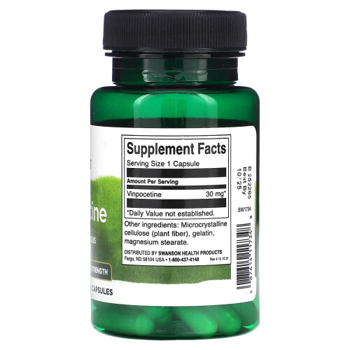 Swanson, Vinpocetin, 30 mg, 60 Kapseln 1