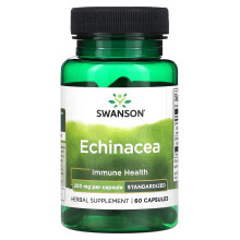 Swanson, Echinacea, 200 mg, 60 Kapseln