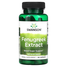 Swanson, Bockshornklee-Extrakt, 500 mg, 90 Kapseln