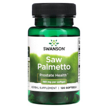 Saw Palmetto 160 mg 120 cápsulas moles Swanson Health Products