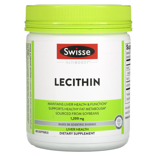 Swisse, Ultiboost, Lecithin, 1.200 mg, 180 Kapseln