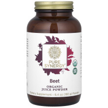 Pure Synergy, Betterave, Poudre de Jus Biologique, 6,4 oz (180 g)